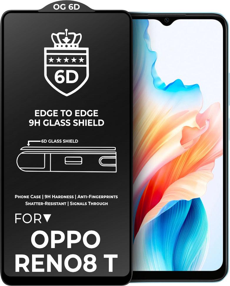 Защитное стекло 6D OPPO Reno8 T Glass Shield