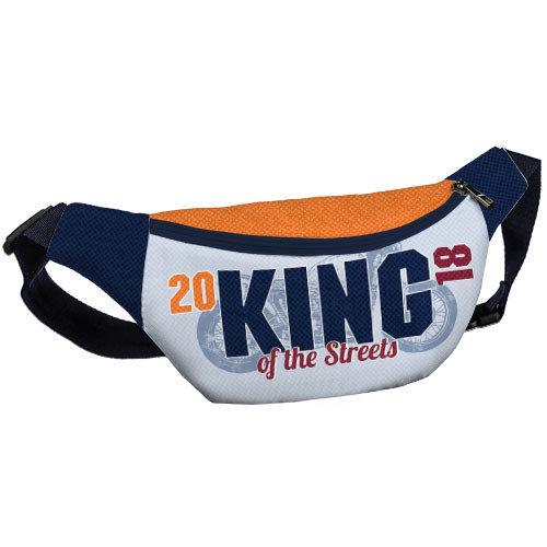 Сумка-бананка через плечо и на пояс Presentville Bumbag King of the streets 27х16 см (BB_18J012_TSI_TSI) Сумка-бананка через плечо и на пояс Presentville Bumbag King of the streets 27х16 см (BB_18J012_TSI_TSI)