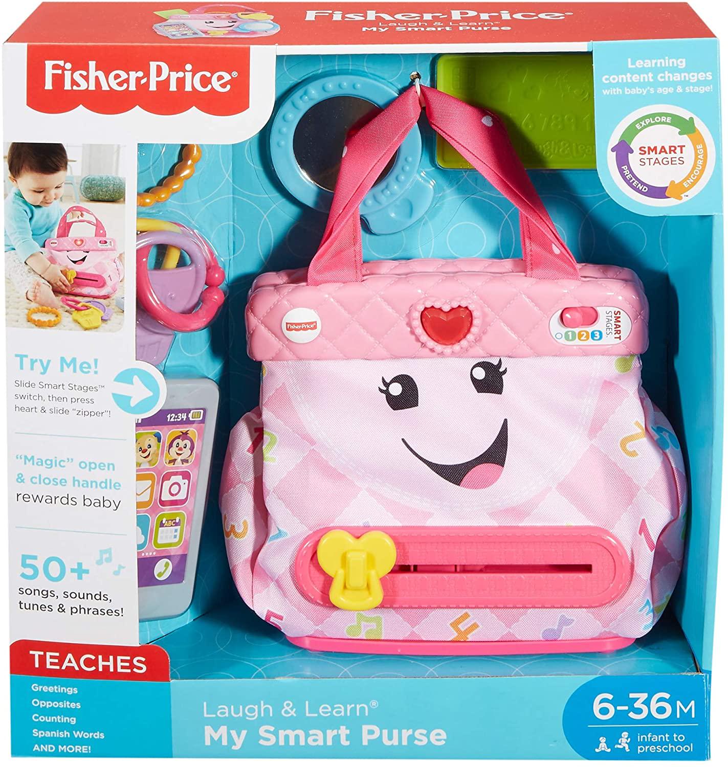 Интерактивная игрушка Fisher-Price Laugh&Learn My Smart Purse (FGW15) - фото 5