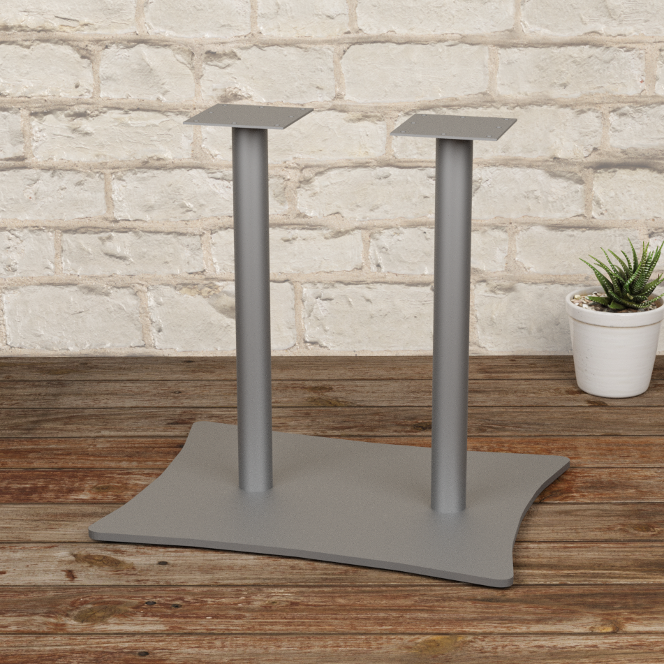 Ножки для стола Ольга дабл Арекс 800x400x725 мм Серый (29288920) - фото 1 Ножки для стола Ольга дабл Арекс 800x400x725 мм Серый (29288920) - фото 1