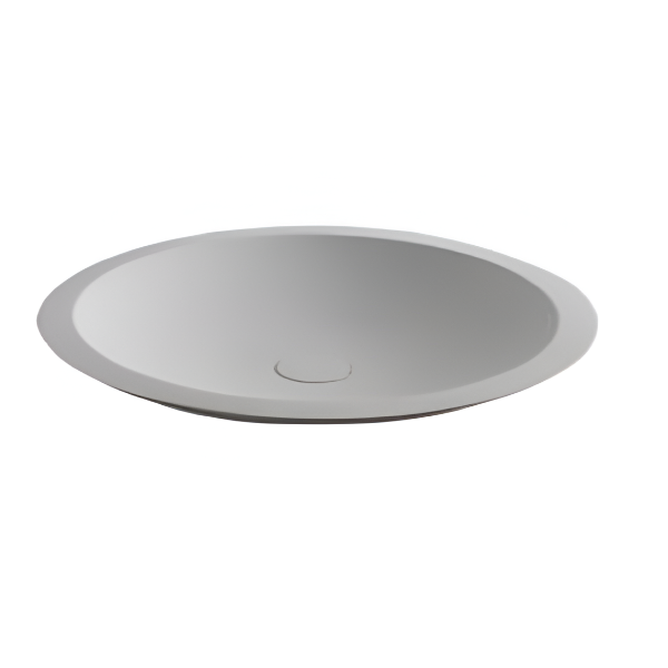 VOLLE Умывальник 51,5*10,5см накладной каменный круглый Solid surface (13-40-856)