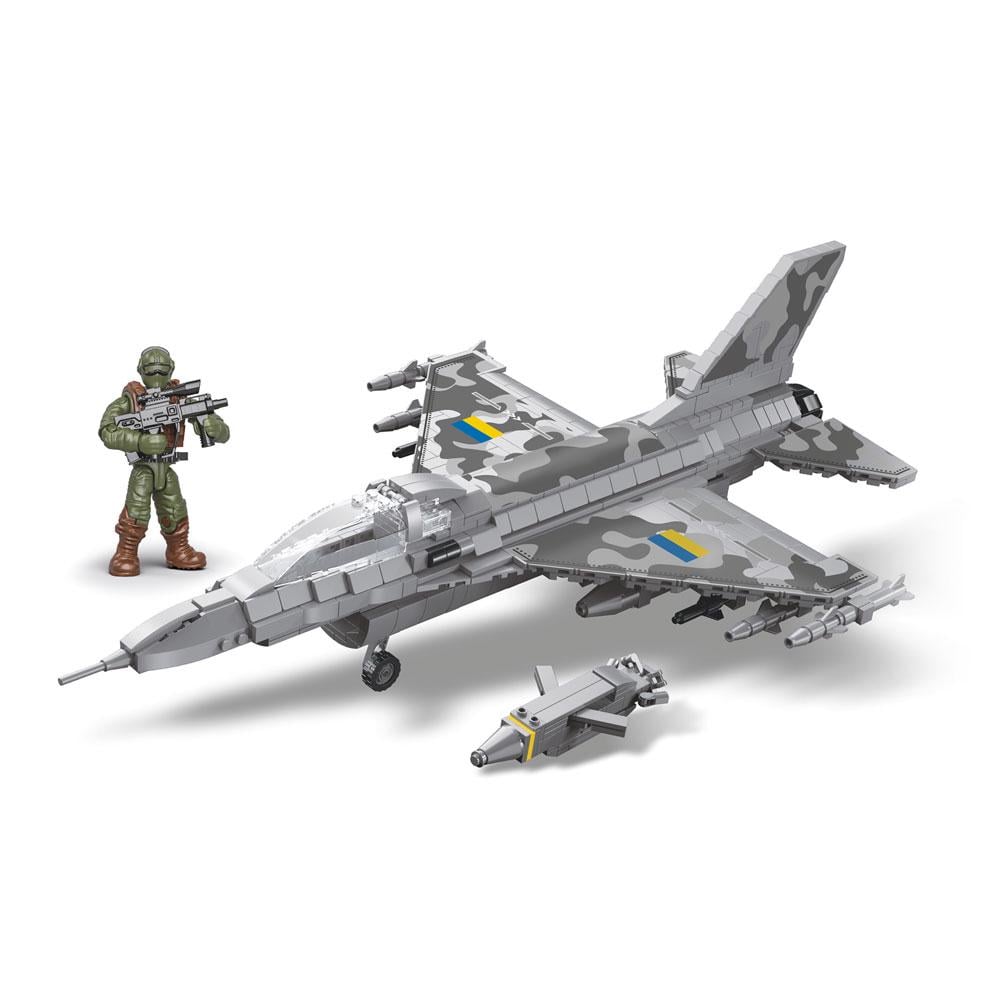 Конструктор ВСУ Limo Toy KB 1148 военный самолет F16/Storm Shadow 777 дет. (114029)