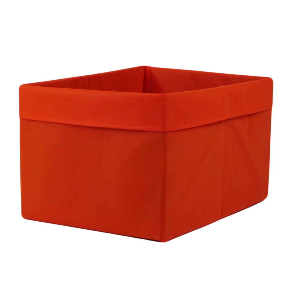 Корзин для игрушек с отворотом 25х35х20см Спанбонд (SH-3519-OFRBOSP-UA-06(1) Оранжевый - фото 2