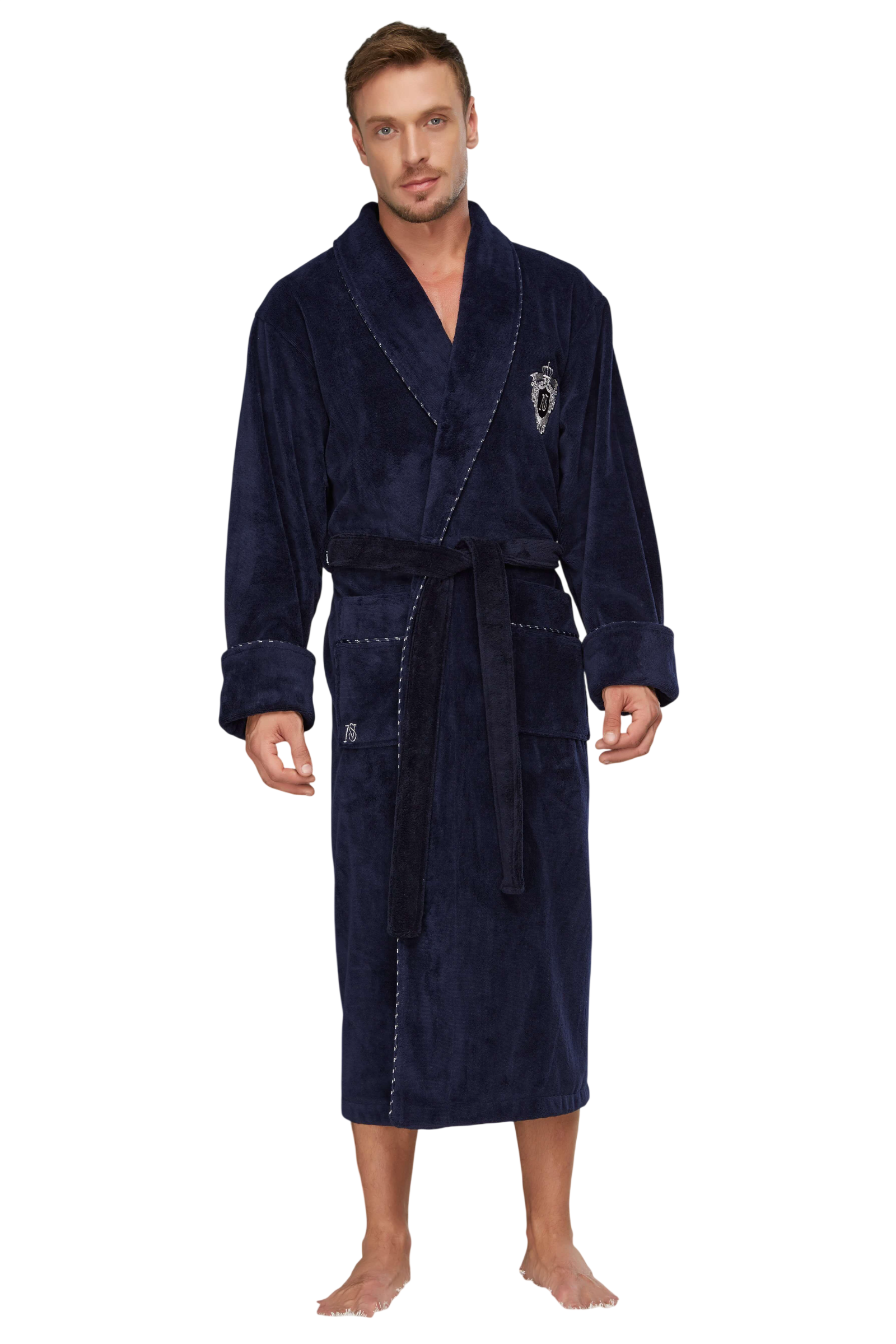 Халат Nusa чоловічий ns 2960 2XL Синій (m015214)