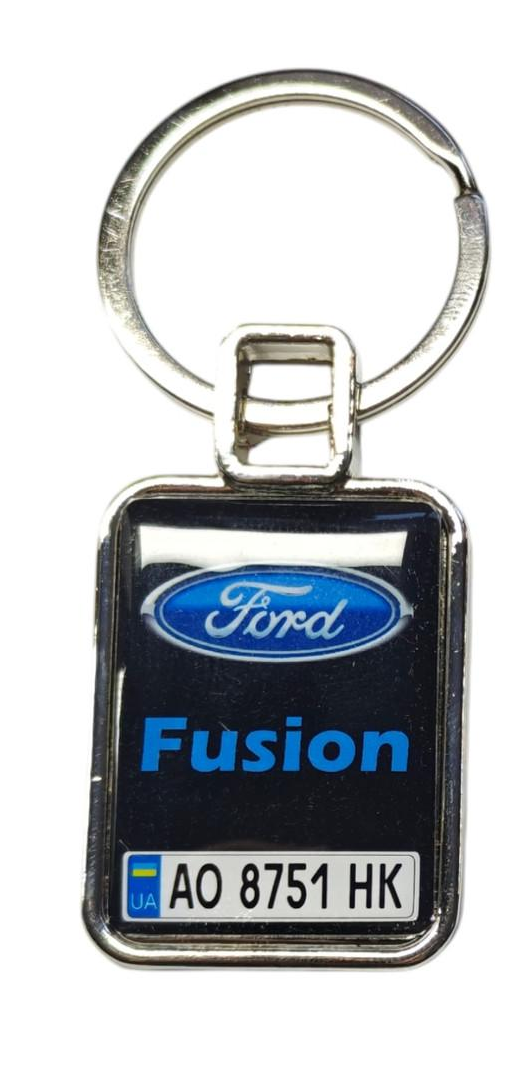 Брелок с номером автомобиля Ford двухсторонний (2479162692)
