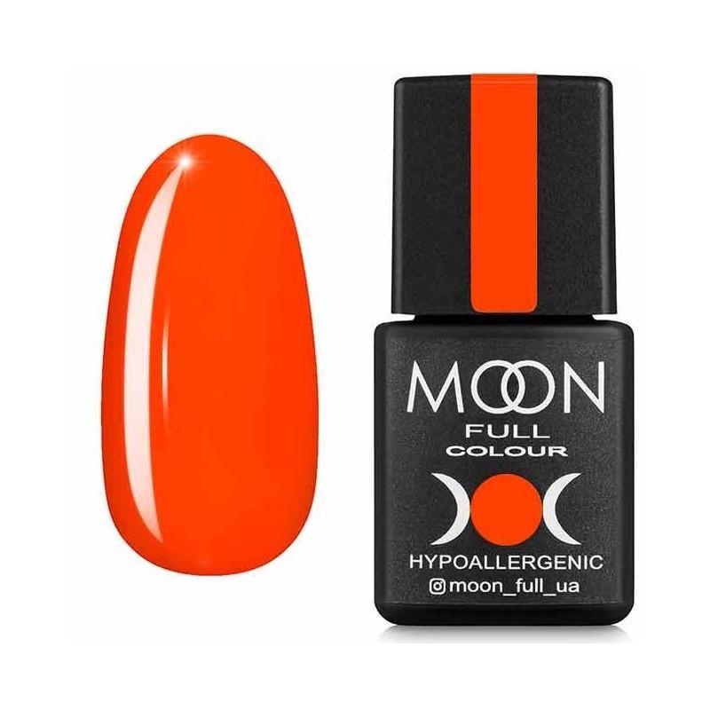 Гель-лак Moon Full Neon 8 мл №707 Морковно-коралловый неон