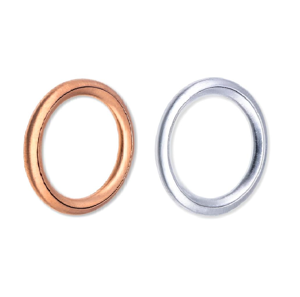 Кольцо для сливной пробки масла алюминиевое/медное 2 см 2 шт. (500278)