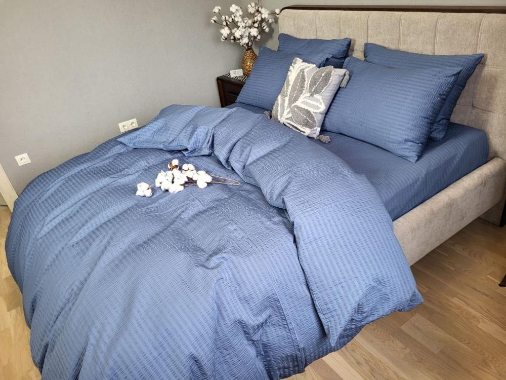 Комплект постельного белья Satin GOFRE S3035 двуспальный на резинке (2241535868)