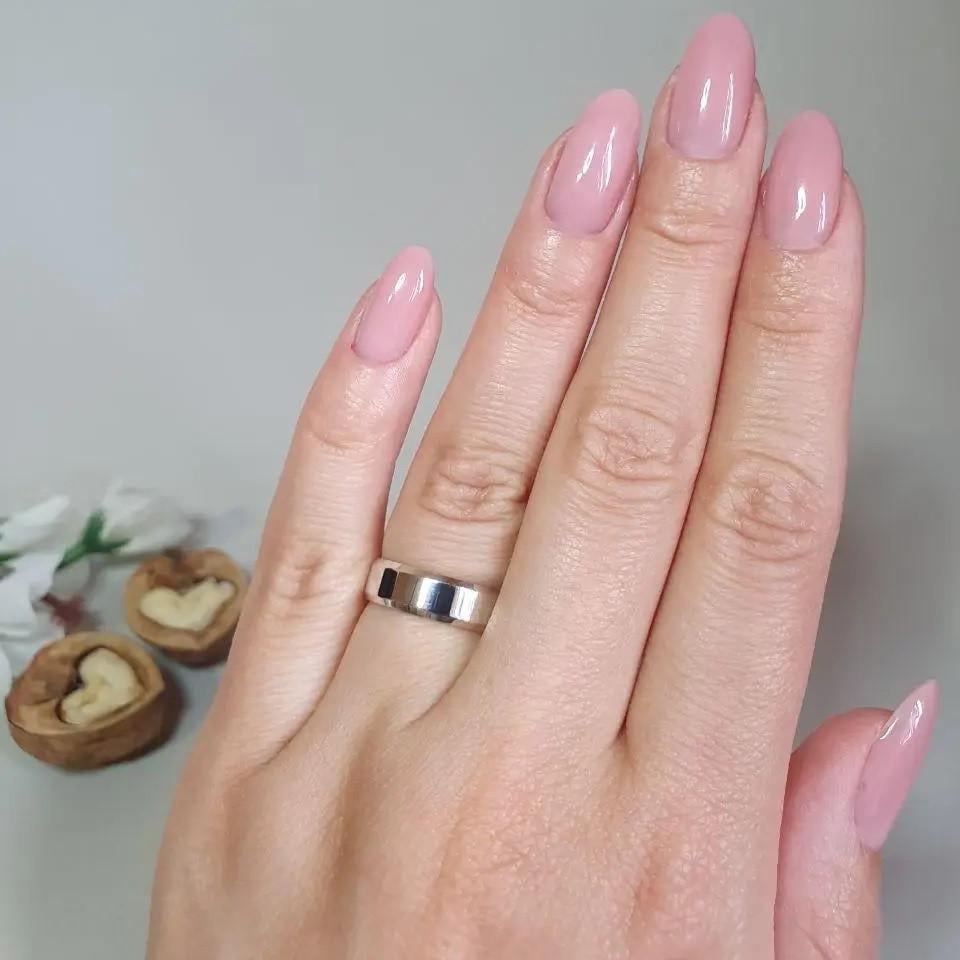 Обручка срібна класична американка з полірованою поверхнею р. 18