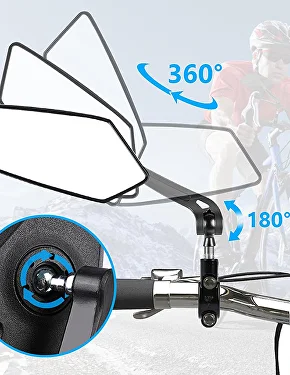 Зеркало заднего вида 2шт. (C01704-2) - фото 4 Зеркало заднего вида 2шт. (C01704-2) - фото 4