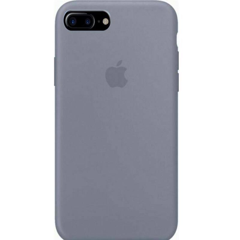 Протиударний Чохол Silicone Case Full Protective (AA) для Apple iPhone 7 plus / 8 plus (5.5") Сірий / Lavender Gray