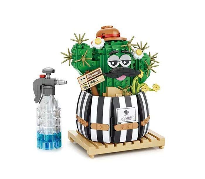 Конструктор LOZ кактус с вазоном на 578 деталей (419)