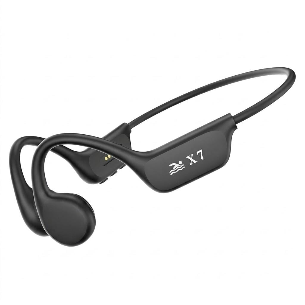 Навушники водонепроникні з кістковою провідністю Bone Conduction Swimming Headphones X7 32GB Black (34616315)