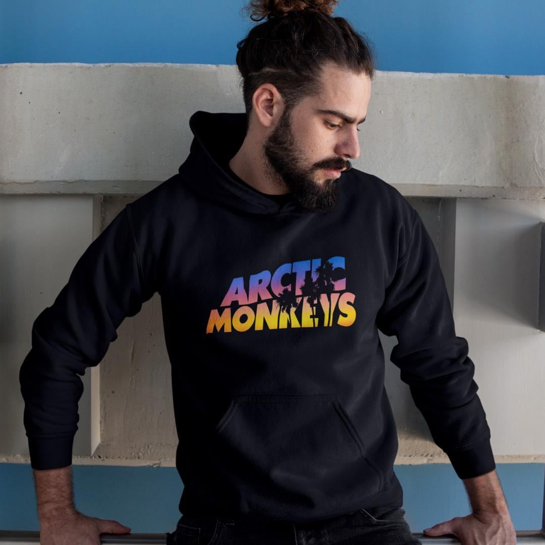 Худи флисовый унисекс Arctic Monkeys Logo L Черный (0000015400)