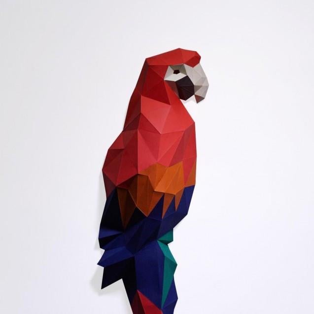 Набір для створення 3D фігури Папуга (1307512287) - фото 3 Набір для створення 3D фігури Папуга (1307512287) - фото 3