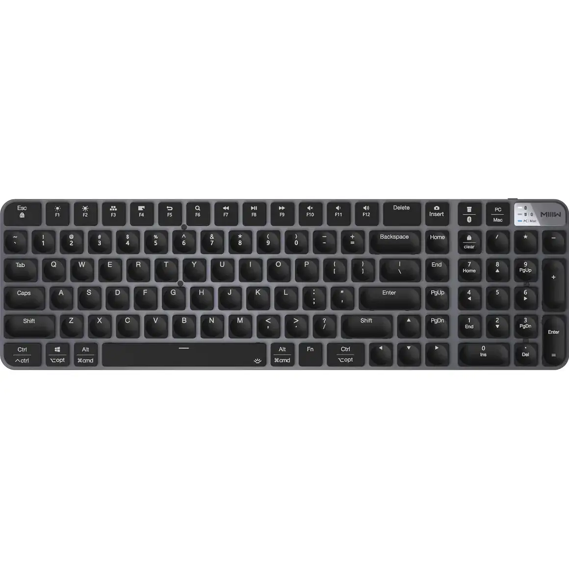 Клавиатура беспроводная механическая MiiiW K10 Ultra-Slim PRO MWWMKP01 Black