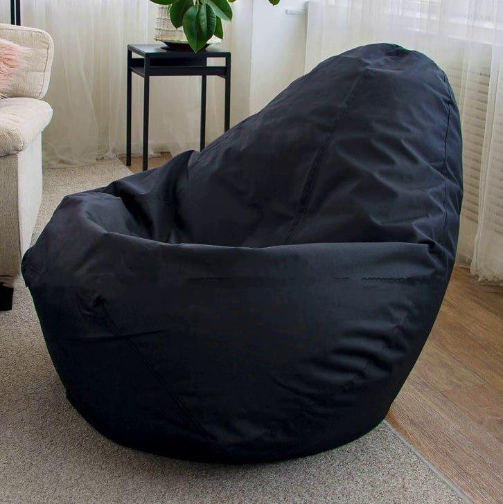 Крісло безкаркасне 90х65 см (98552654-Т) Чорний