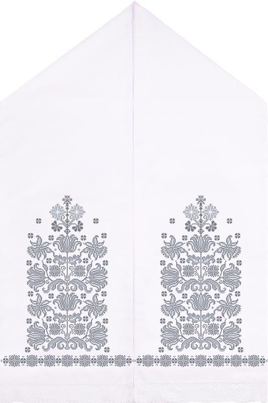 Схема Свадебный рушник для вышивки бисером и нитями на атласной ткани (ТР057ан5099) Схема Свадебный рушник для вышивки бисером и нитями на атласной ткани (ТР057ан5099)