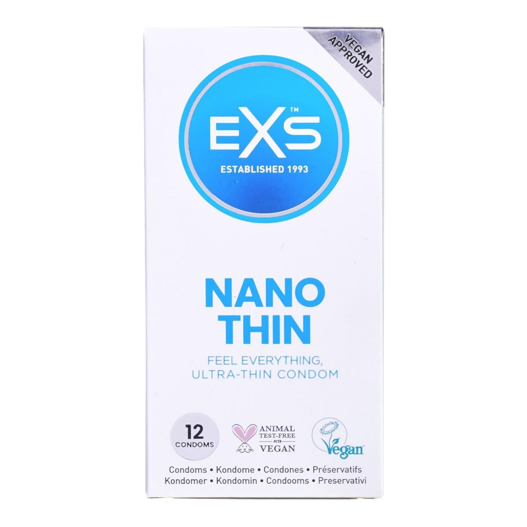 Презервативы ультратонкие Nano Thin EXS №12 - фото 3 Презервативы ультратонкие Nano Thin EXS №12 - фото 3