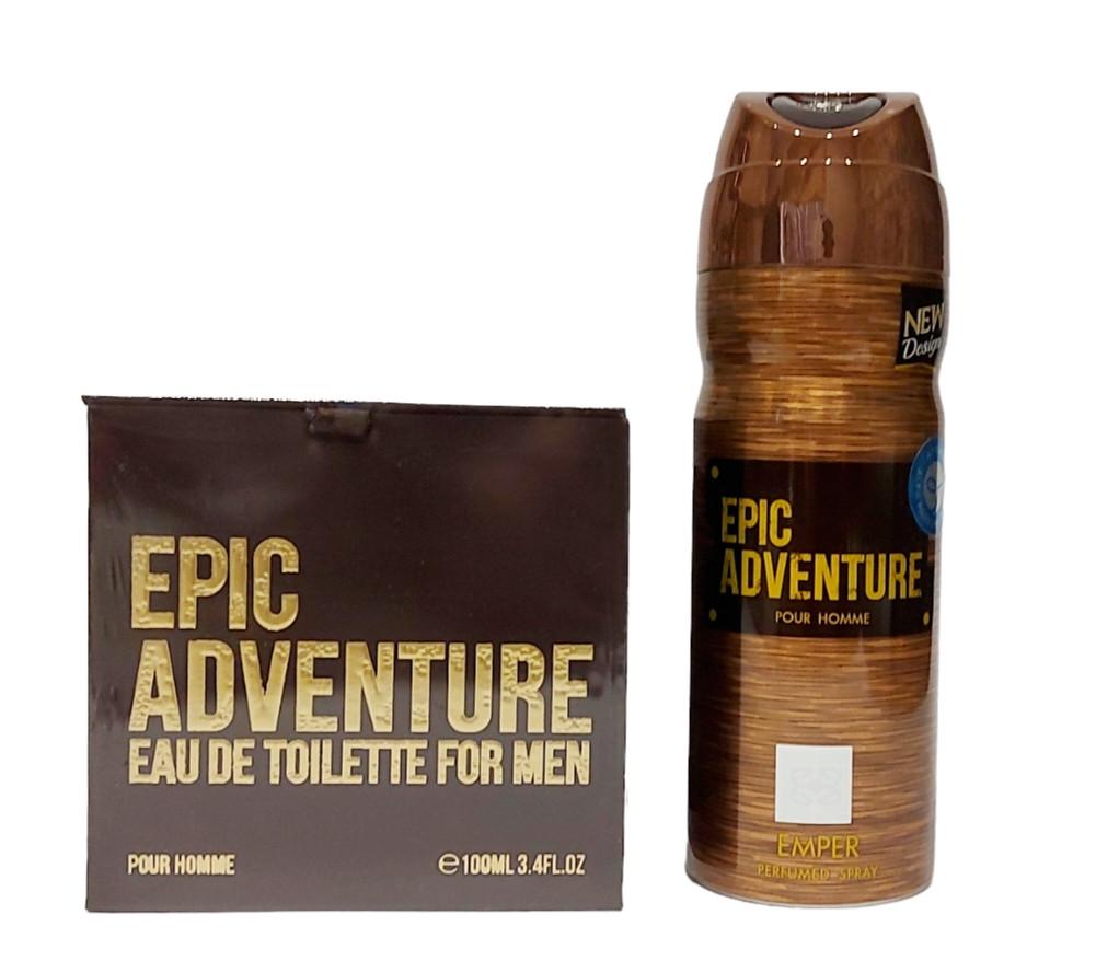 Набор для мужчин Epic Adventure Emper Туалетная вода 100 мл/Дезодорант 200 мл