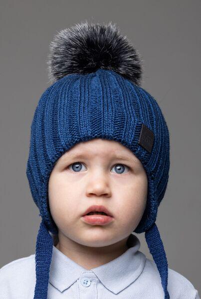 Шапка детская для мальчиков Карл D958 флис 46-50 см Бирюзовый - фото 1 Шапка детская для мальчиков Карл D958 флис 46-50 см Бирюзовый - фото 1