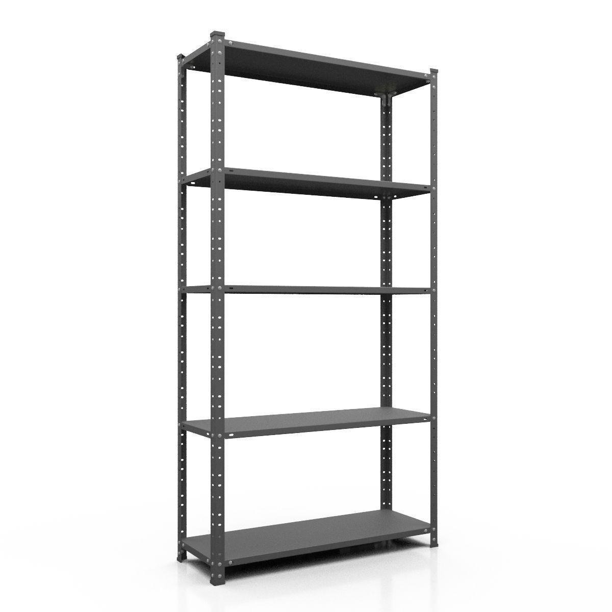Стелаж Меткас Елегант-2 фарбований металевий 50 кг/полицю 5 полиць 1840x950x440 мм (2842043755)