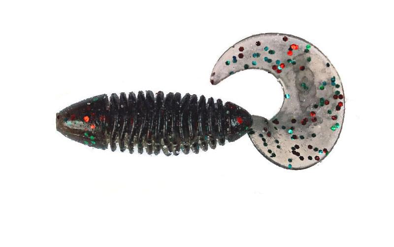 Силіконовий твістер Fox Fluffy №089 для мікроджигу їстівний 5,5 см 8 шт. Electric marsh (6543)