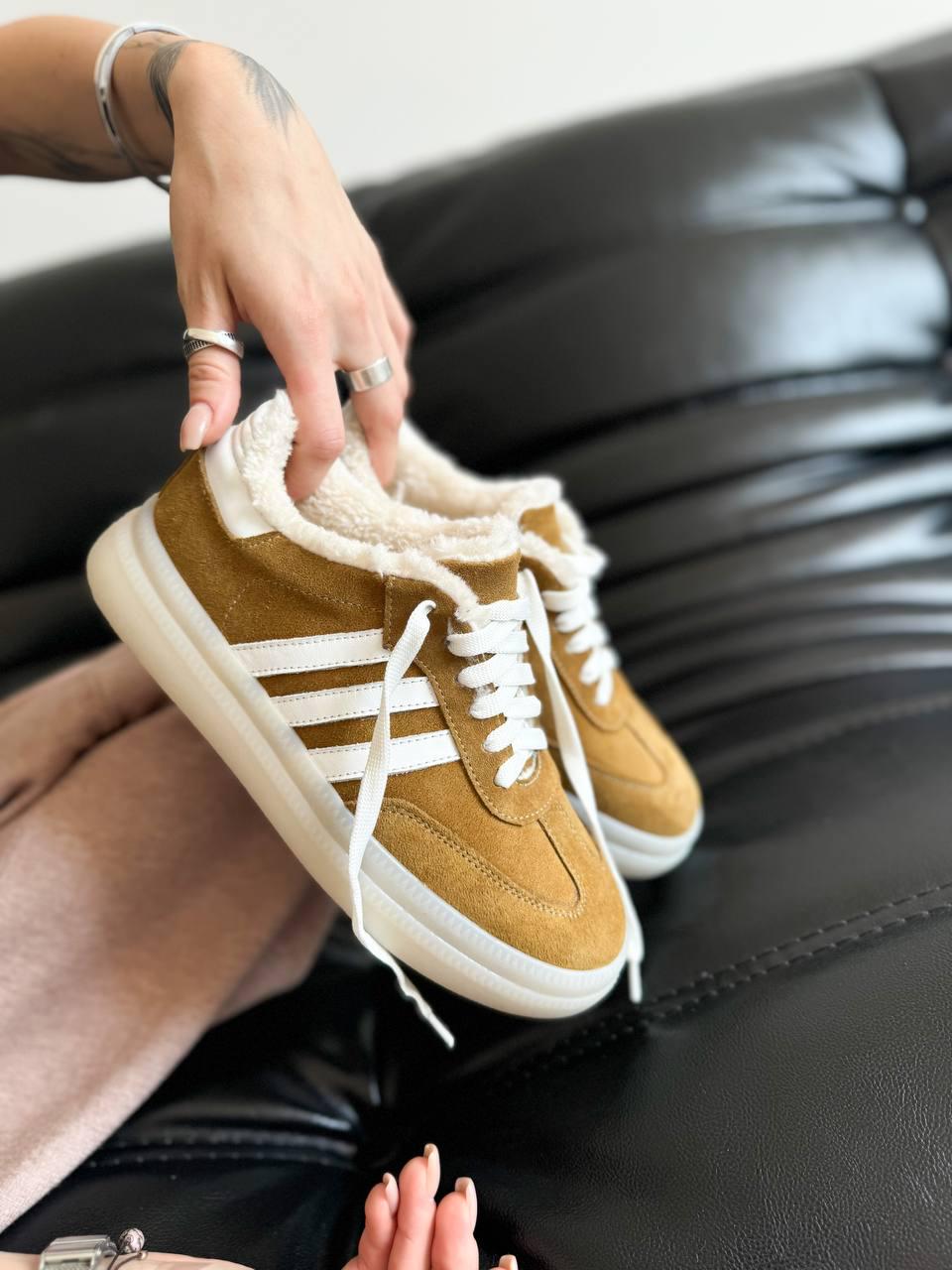 Кеди жіночі на хутрі Maya Shoes р. 38 Гірчичний (3021/1) - фото 12 Кеди жіночі на хутрі Maya Shoes р. 38 Гірчичний (3021/1) - фото 12