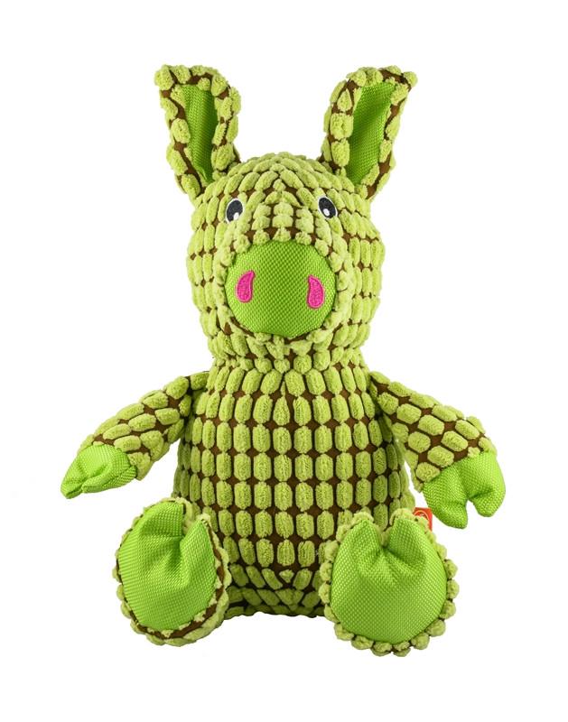 Игрушка для собак Pet Nova Фанни Свин 34 см (PLU-FUNNYPIG-GREEN)