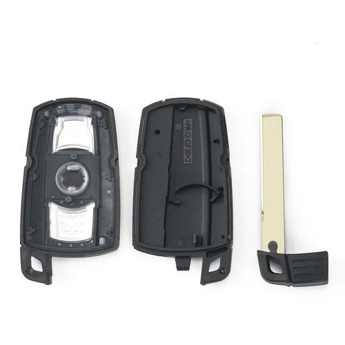 Корпус смарт під ключ-заготовку з нішею під чіп для BMW HU92 3 кнопки DKT0269 (510091) - фото 3