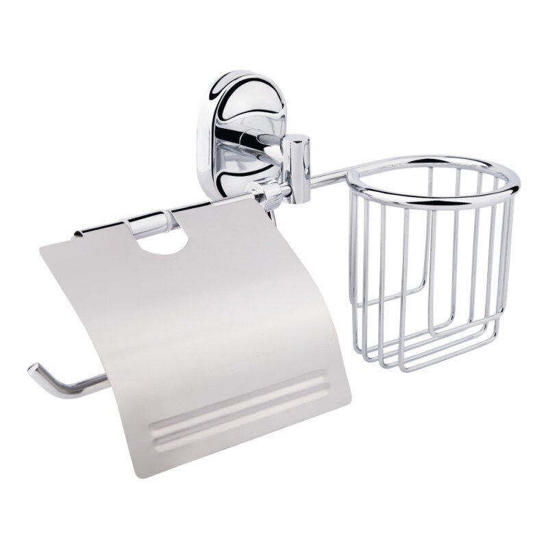 Держатель для туалетной бумаги Lidz 114 LIDZCRM1140302 с крышкой Хром (61593) Держатель для туалетной бумаги Lidz 114 LIDZCRM1140302 с крышкой Хром (61593)