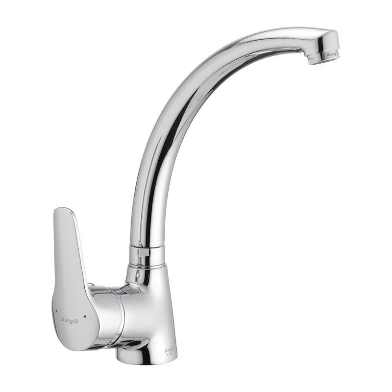 Смеситель для кухни IBERGRIF Roma IB0049 однорычажный Хром (64058)