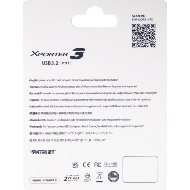 Карта памяти Patriot PSF32GVX31MCH micro SDHC 32 Гб/V30 - фото 3