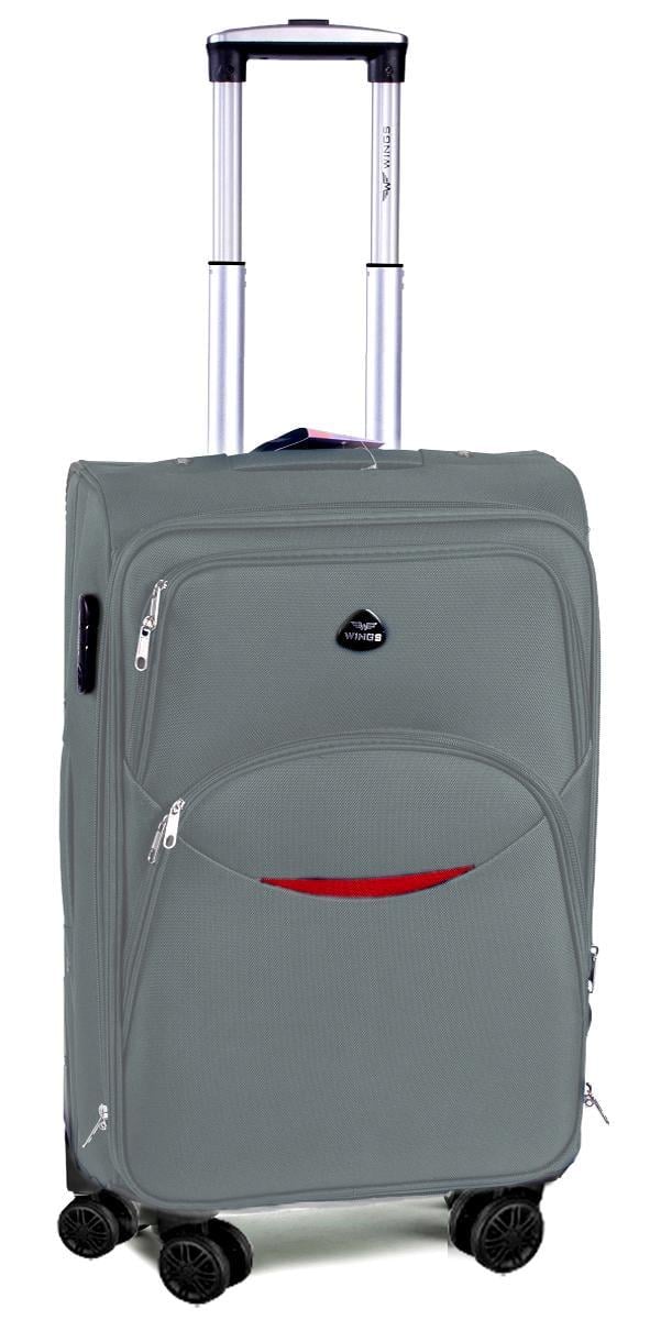 Валіза тканинна Wings 1708 мала 4 колеса Чорний (Vt00084)