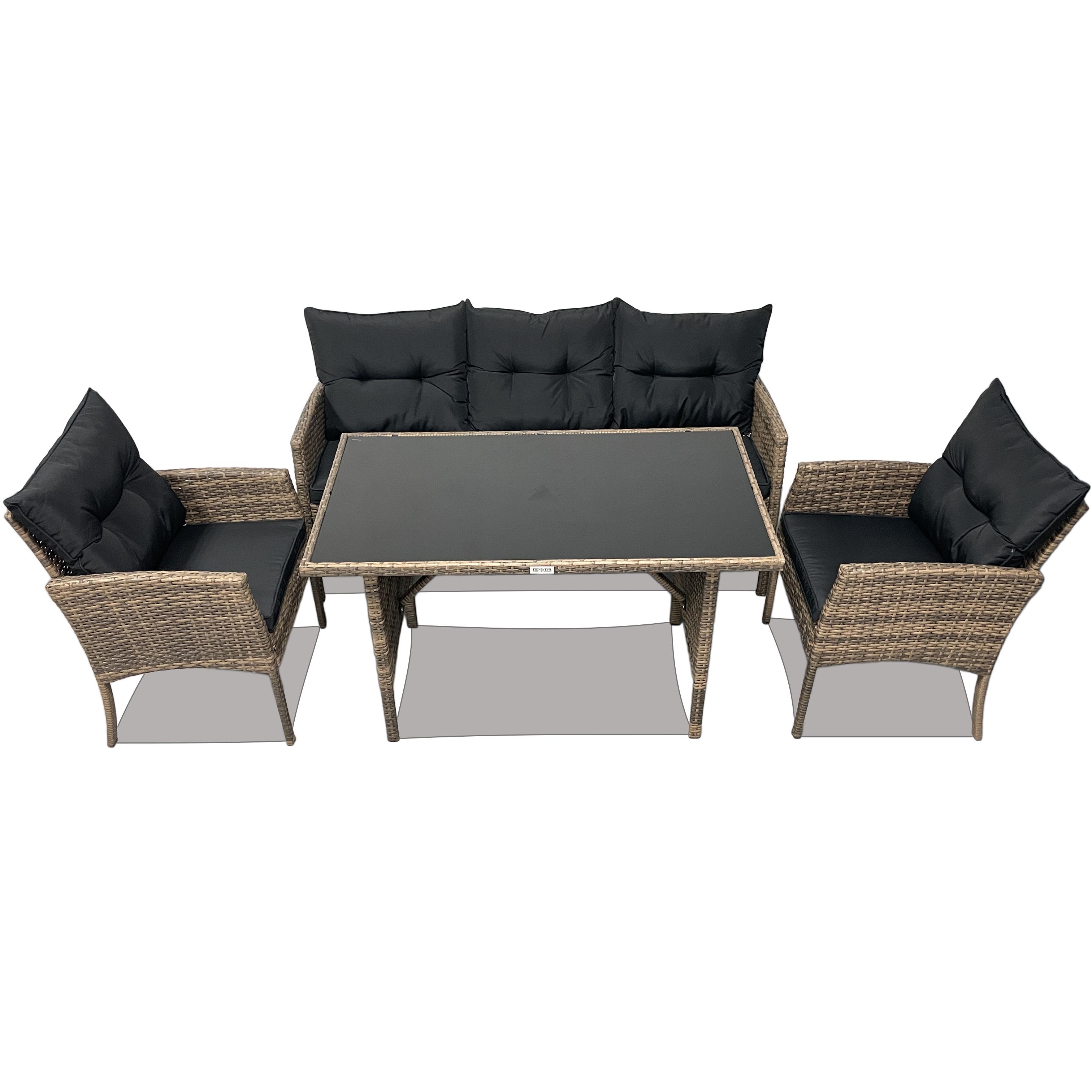 Комплекты садовой мебели из ротанга Loft Lounge Делюкс Лайт Светло-коричневый (302)