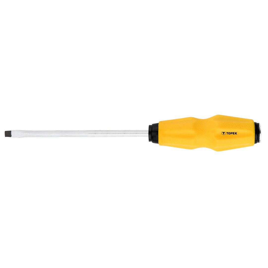 Отвертка плоская ударная SL6 Topex 39D253 6x150 мм шлицевая магнитная (21928)