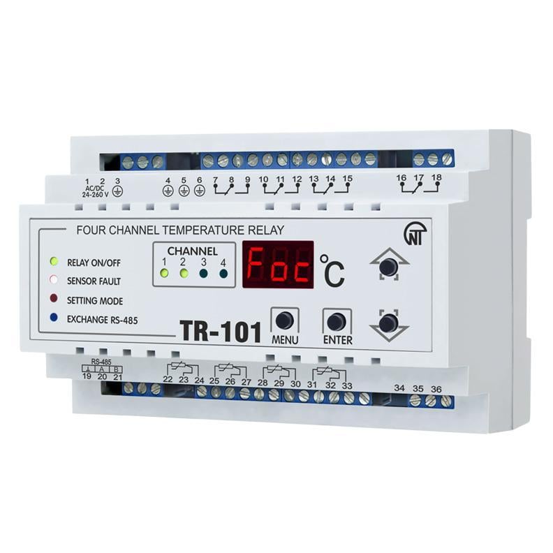 Реле температурное Новатек-Електро ТР-101 цифровое 10A 4000BA (NTTR10100)
