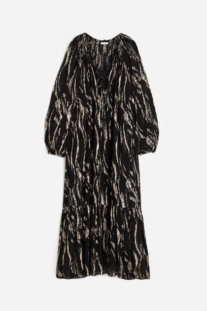 Платье H&M 1215599П S Черный/Золотой (1111109411435)