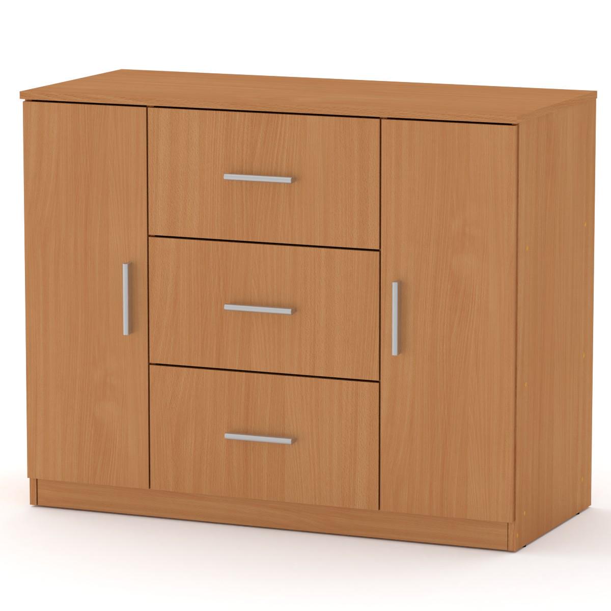 Комод для вещей Компанит 3+2 Бук (17939) - фото 1 Комод для вещей Компанит 3+2 Бук (17939) - фото 1