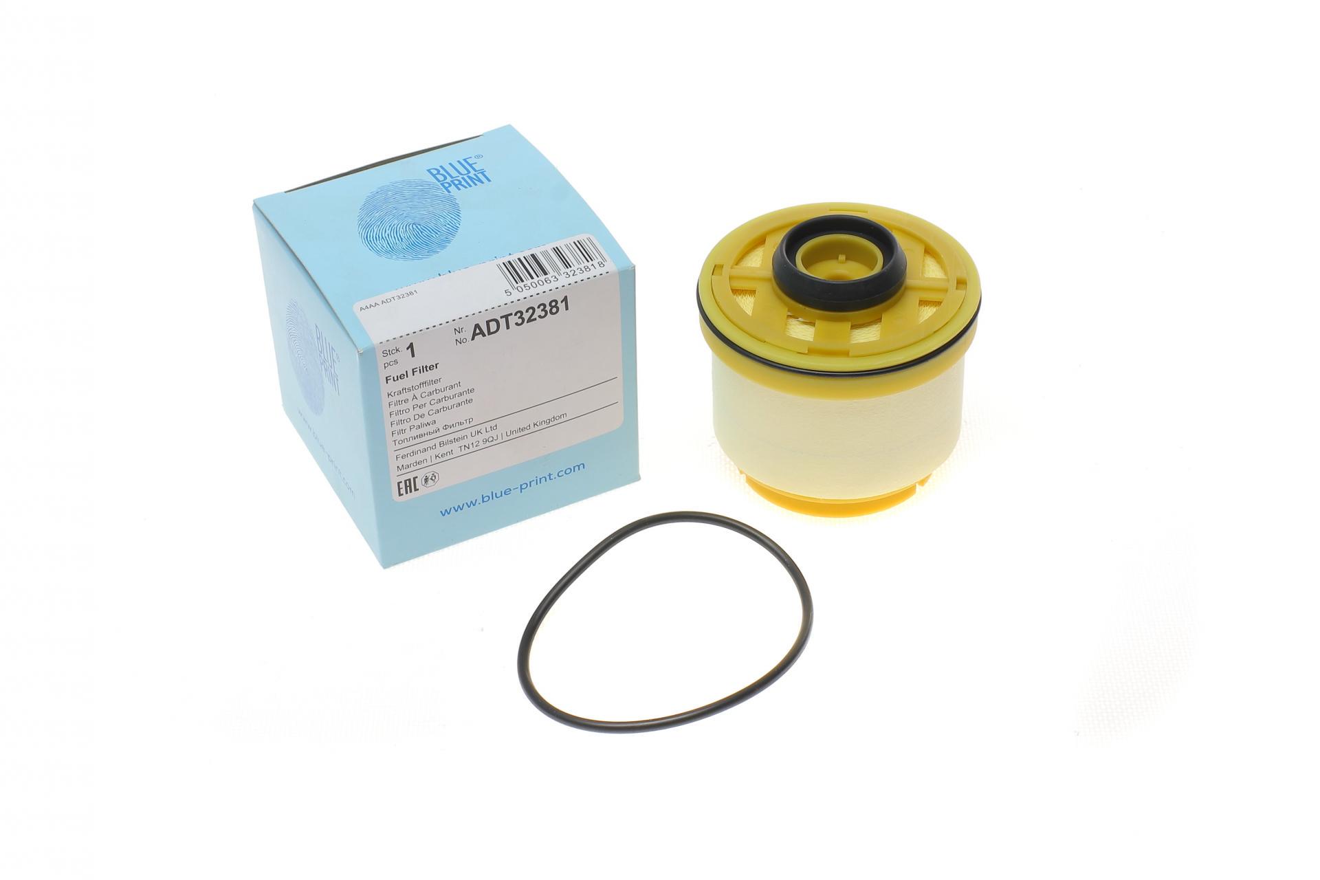 Фильтр топливный BLUE PRINT для Mitsubishi L200 2,2/2,4Di 15-/Toyota Hilux VII 2,5D/3,0D 05-15 (ADT32381)