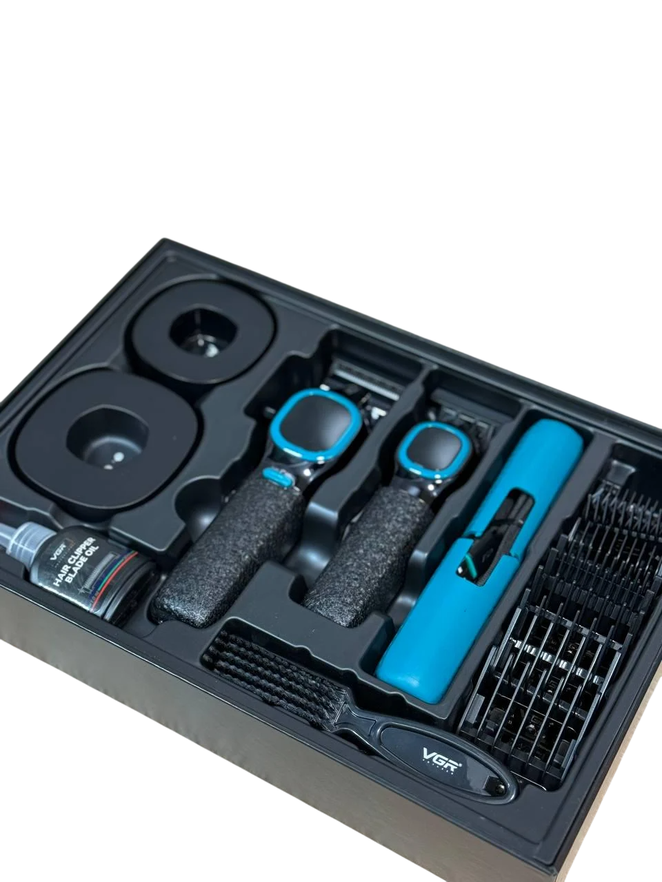 Набор для стрижки волос VGR S2 беспроводной 2в1 Черный (V-886)