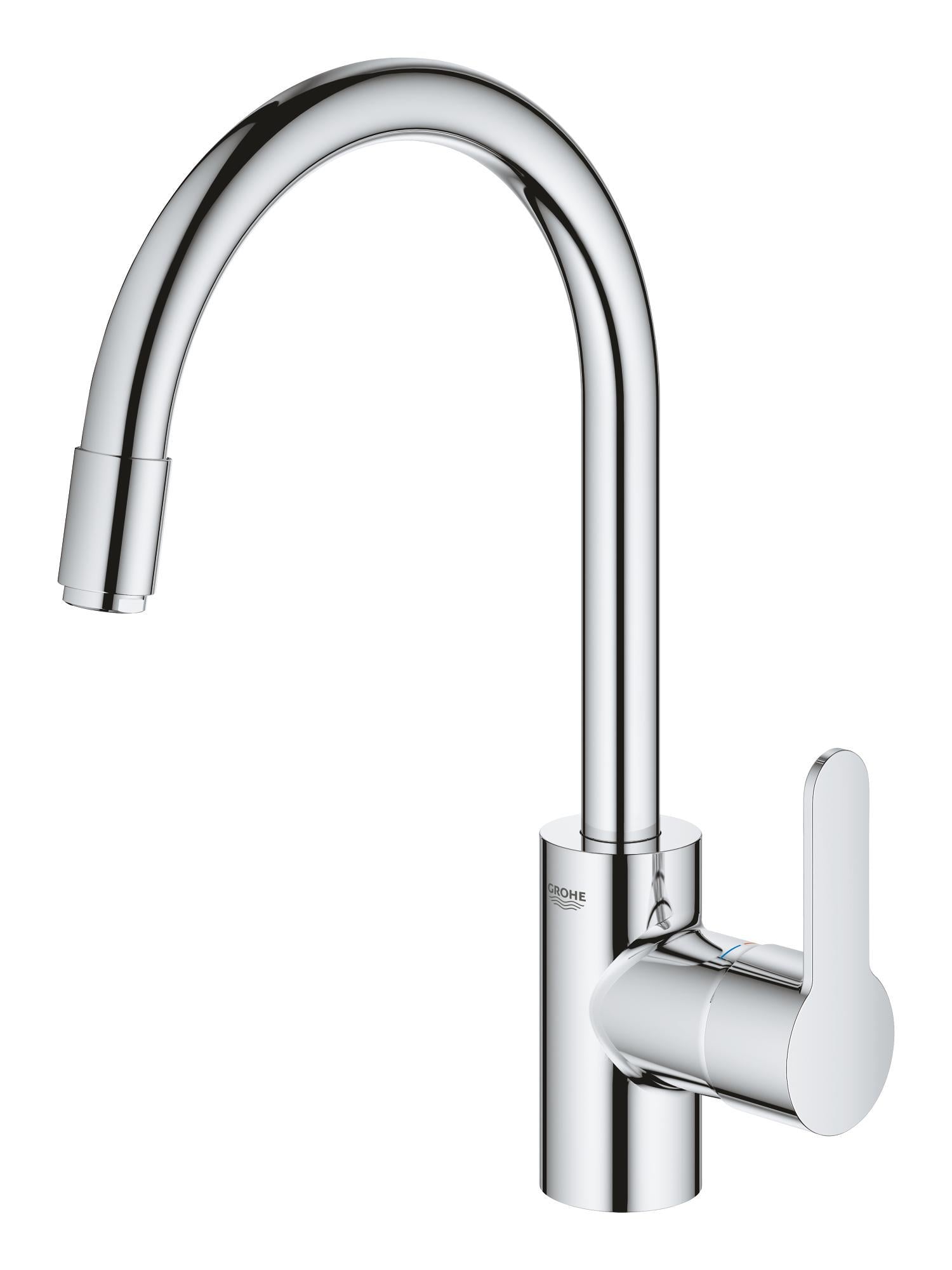 Смеситель для кухни с выдвижным изливом Grohe Eurostyle Cosmopolit Смеситель для кухни с выдвижным изливом Grohe Eurostyle Cosmopolit