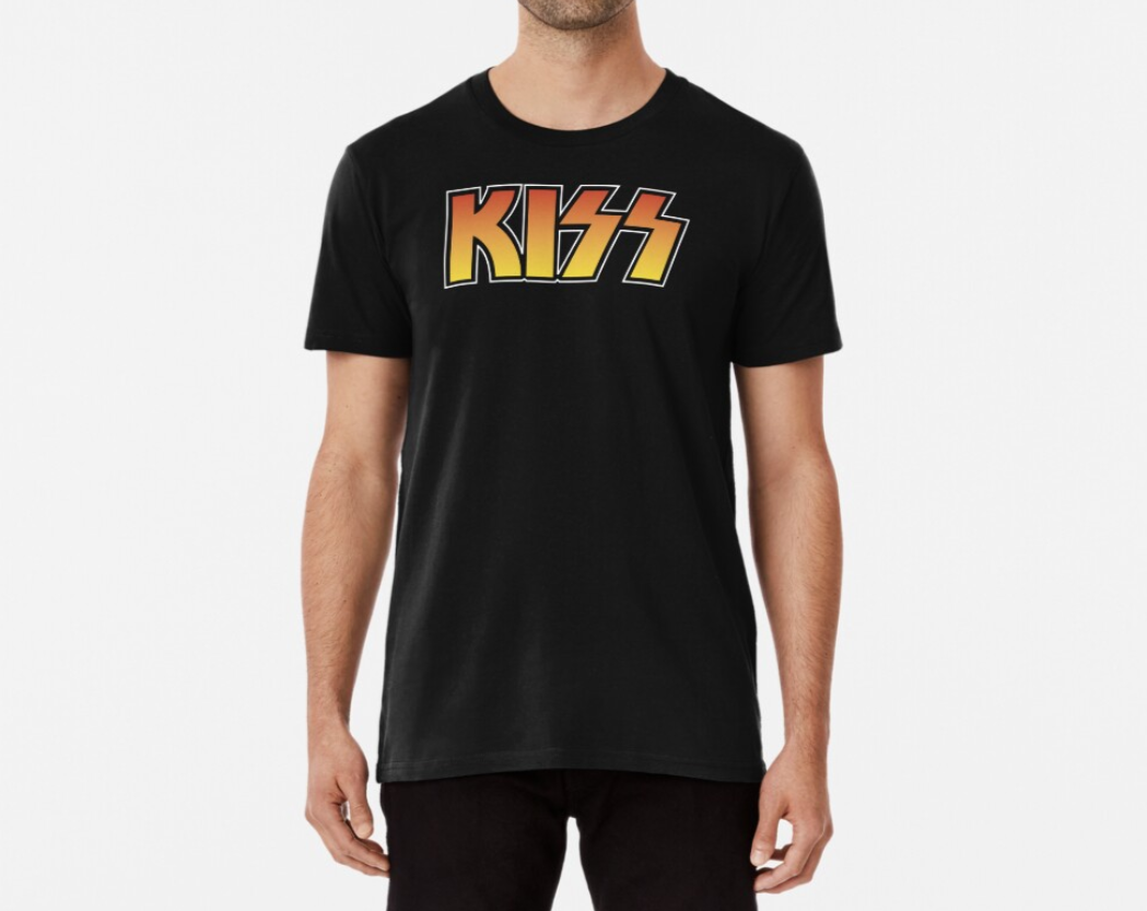 Футболка мужская Stedman с принтом KISS XXXL Черный (ПН92-6)