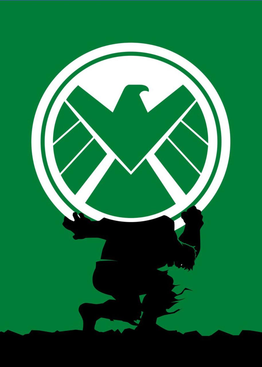 Картина постер Gee! Hulk Халк логотип 40х60 см HK.09.074