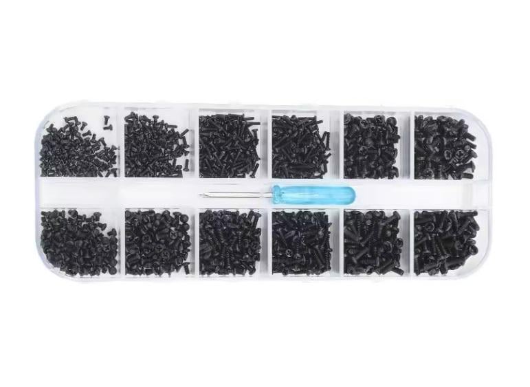 Микровинты M1/M1.4/M1.7 с плоской головкой с отверткой 601 шт. Spec (SP-0679002) Микровинты M1/M1.4/M1.7 с плоской головкой с отверткой 601 шт. Spec (SP-0679002)