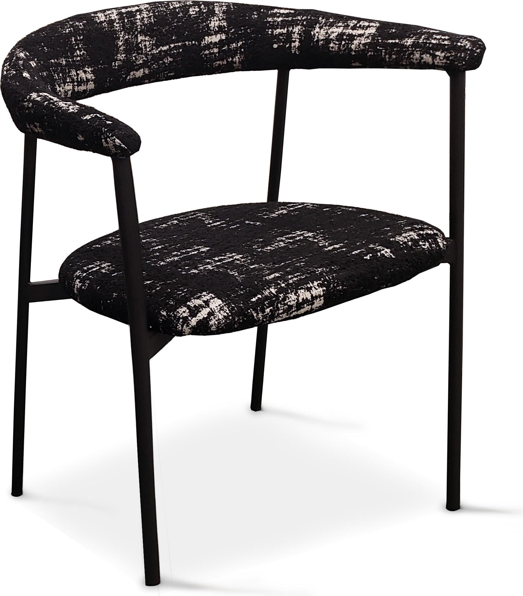 Комплект из 2-х обеденных стульев Hush Resin luxury volcanic black base (13999)