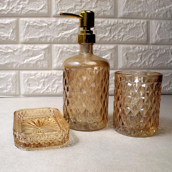 Набор аксессуаров S&T 888154 Грани янтарь 3 предмета (100419) Набор аксессуаров S&T 888154 Грани янтарь 3 предмета (100419)