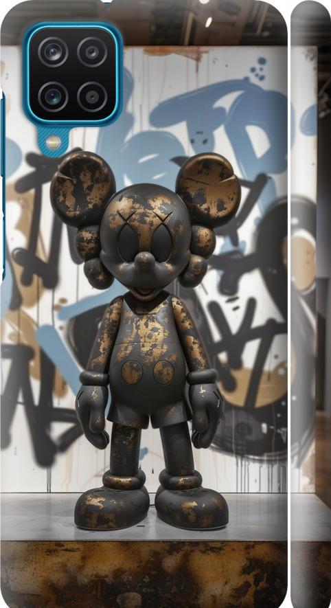 Чехол на Samsung Galaxy A12 A125F Bronze kaws v2 (6098m-2201-42517)
