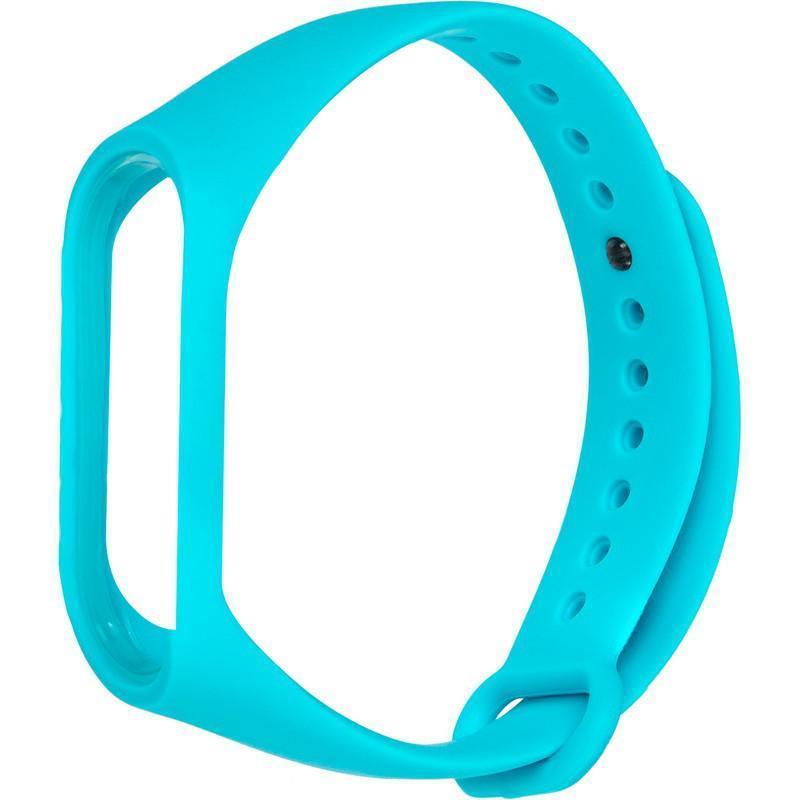 Ремешок для фитнес браслета Xiaomi Mi Band 3 4 Light Blue
