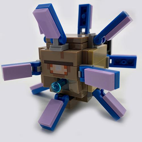 Конструктор фигурка iBlock Древний Страж Майнкрафт Elder Guardian Minecraft 12 см